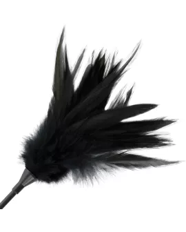 DARKNESS Schwarze Federpeitsche - Erotik Accessoire