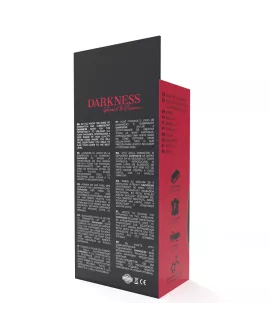 DARKNESS - Roter Knochen-Silikon-Knebel