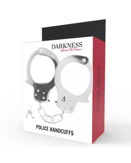 DARKNESS Handschellen aus Metall mit Schlüssel - Erotik
