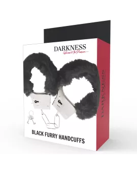 DARKNESS - Erotische Handschellen aus schwarzem Metall