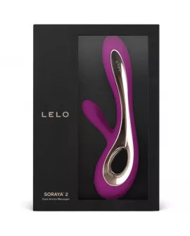 LELO - SORAYA 2 RABBIT DEEP ROSE VIBRATOR