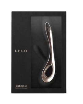 LELO Soraya 2 - Schwarzer Kaninchenvibrator