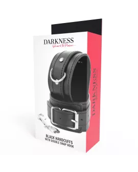 DARKNESS - Schwarze Verstellbare Handschellen