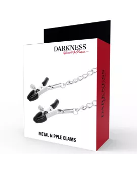 DARKNESS - Einstellbare Nippelklemme aus Metall