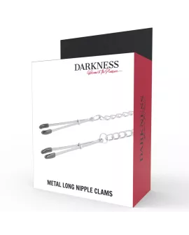 DARKNESS - Einstellbare Metall-Nippelklammen