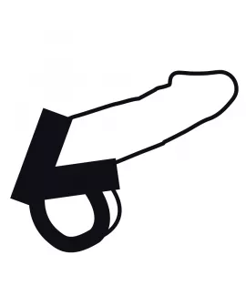 DARKNESS - Erotik Hautring für Penis und Hoden