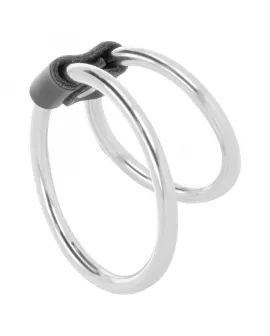 DARKNESS - Doppelter Penisring aus Metall