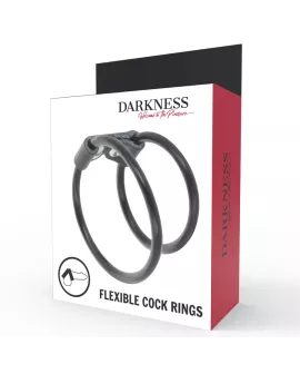 DARKNESS - Doppelter Flexibler Penisring
