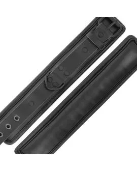 Darkness - Verstellbare Handschellen aus schwarzem Leder
