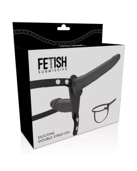 Fetish Submissive Harness - Schwarze Doppelpenetration