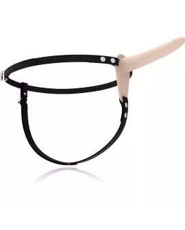 Fetish Submissive Harness - Fleischfarbenes Silikon 15 cm