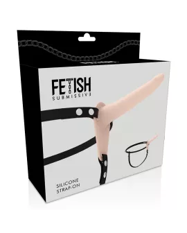 Fetish Submissive Harness - Fleischfarbenes Silikon 15 cm