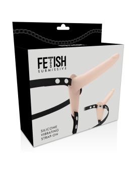 Fetish Submissive Harness - Fleisch-Silikon-Vibrator 15 cm