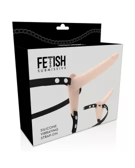 Fetish Submissive Harness - Fleisch-Silikon-Vibrator 15 cm