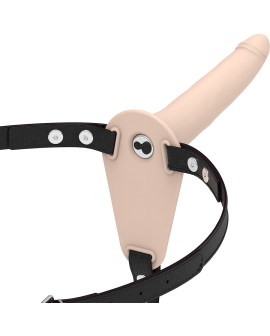 Fetish Submissive Harness - Fleisch-Silikon-Vibrator 15 cm