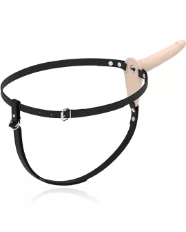 Fetish Submissive Harness - Fleisch-Silikon-Vibrator 15 cm