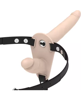 Flesh Up Fetish Submissive Harness - Vibrator Doppelpenetration