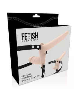 Flesh Up Fetish Submissive Harness - Vibrator Doppelpenetration