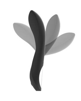 BLACK&SILVER - KEAN VIBRATOR TOUCH-STEUERUNG