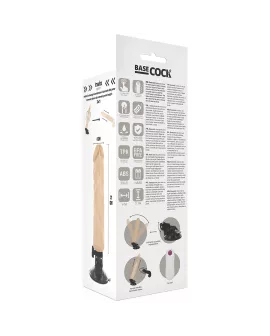 BASECOCK - Realistischer Vibrator mit Fernbedienung 21cm