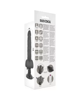 Basecock - Artikulierbarer Vibrator mit Fernbedienung Schwarz