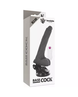 Basecock Artikulierbarer Vibrator mit Fernbedienung - Schwarz