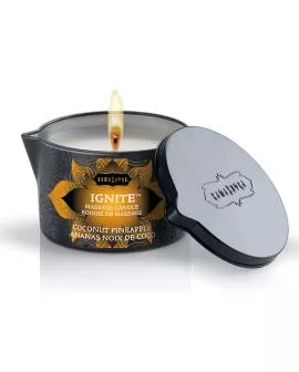 Kamasutra Kokosnuss-Ananas Massagekerze - 170g