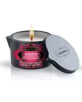 Kamasutra Strawberry Dreams Massagekerze - 170 g