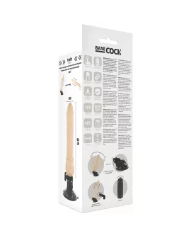 Basecock - Realistischer Vibrator mit Fernbedienung 19,5 cm