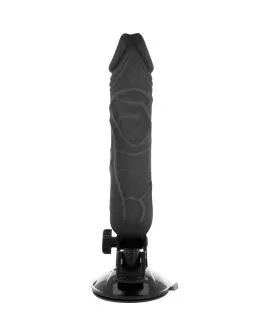 BASECOCK - Realistischer Vibrator Fernbedienung - Schwarz 20cm