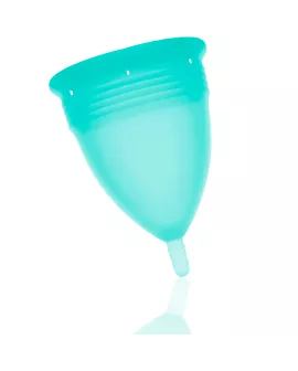 Stercup FDA Silikon-Menstrualcup Aquamarin - Größe S