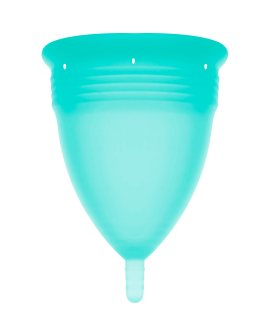 Stercup FDA Silikon-Menstrualcup Aquamarin - Größe S