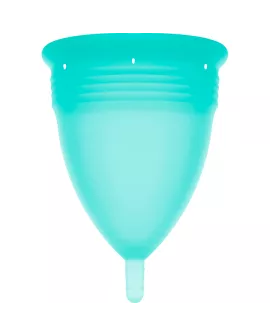 Stercup FDA Silikon-Menstrualcup Aquamarin - Größe S