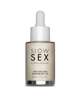 BIJOUX Slow Sex Multifunktions-Leuchtendes Trockenöl 30 ml