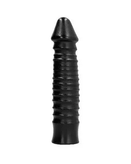 All Black - Realistischer Schwarzer Dildo 26 cm