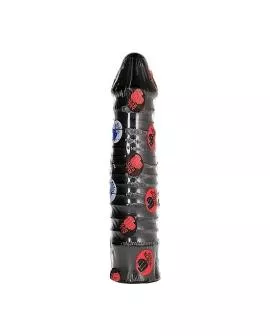All Black - Realistischer Schwarzer Dildo 26 cm