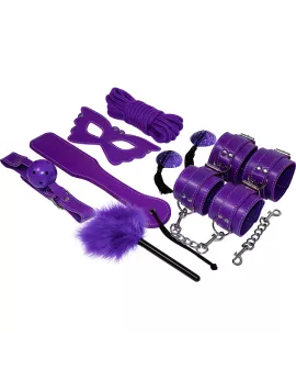 EXPERIENCE BDSM-Fetisch-Kit - Lila Serie