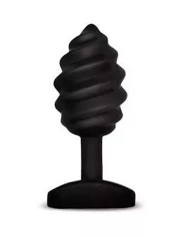 G-Vibe Plug Twist mit Vibration - Schwarz