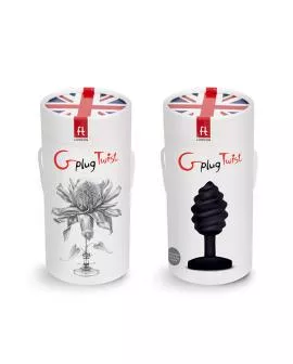 G-Vibe Plug Twist mit Vibration - Schwarz