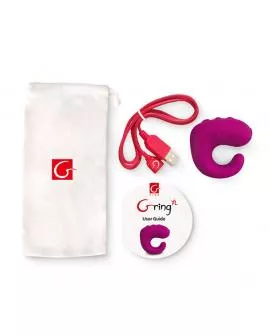 G-VIBE - SPASSSPIELZEUG GRING VIBRATOR RING XL SÜSSE HIMBEERE