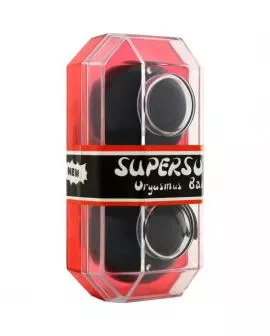 SEVEN CREATIONS - SUPERSOFT ORGASMIC BALLS SCHWARZ