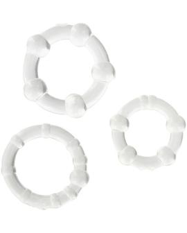 Seven Creations - Set aus Drei Transparenten Peniskringen