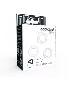 ADDICTED TOYS - C-RING-SET KLAR