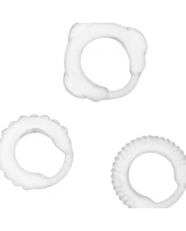 Addicted Toys C-Ring-Set Klar - Transparentes Erotik-Set