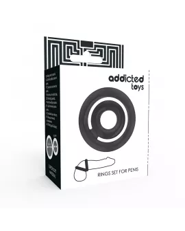 ADDICTED TOYS - POTENZ-C-RING PENIS SCHWARZ