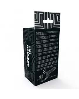 ADDICTED TOYS - ANALPLUG MIT SCHWARZEM PENISRING