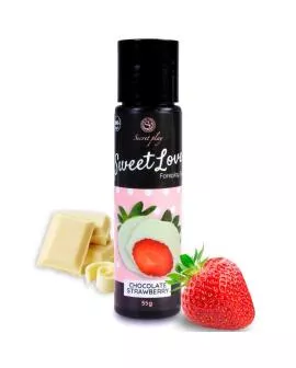 SECRETPLAY - Sweet Love Gel Erdbeere & Weiße Schokolade 60 ml