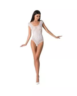 Passion Woman BS064 - Weißer Bodystocking Eine Größe