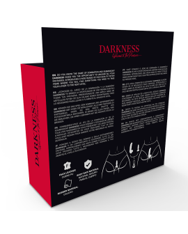 DARKNESS - Höschen mit Plug und auswechselbarem Dildo