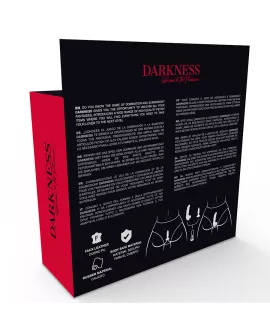 DARKNESS - Höschen mit Plug und auswechselbarem Dildo